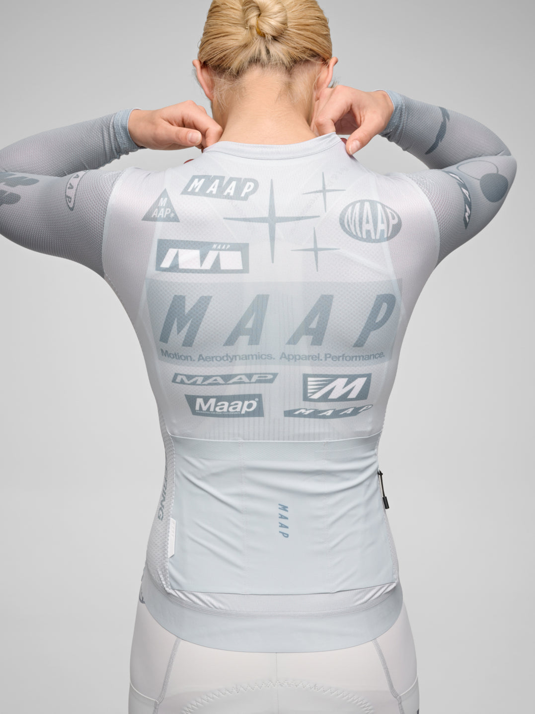 Women's Drome Pro Air LS Jersey 3.0 - Ice Gray