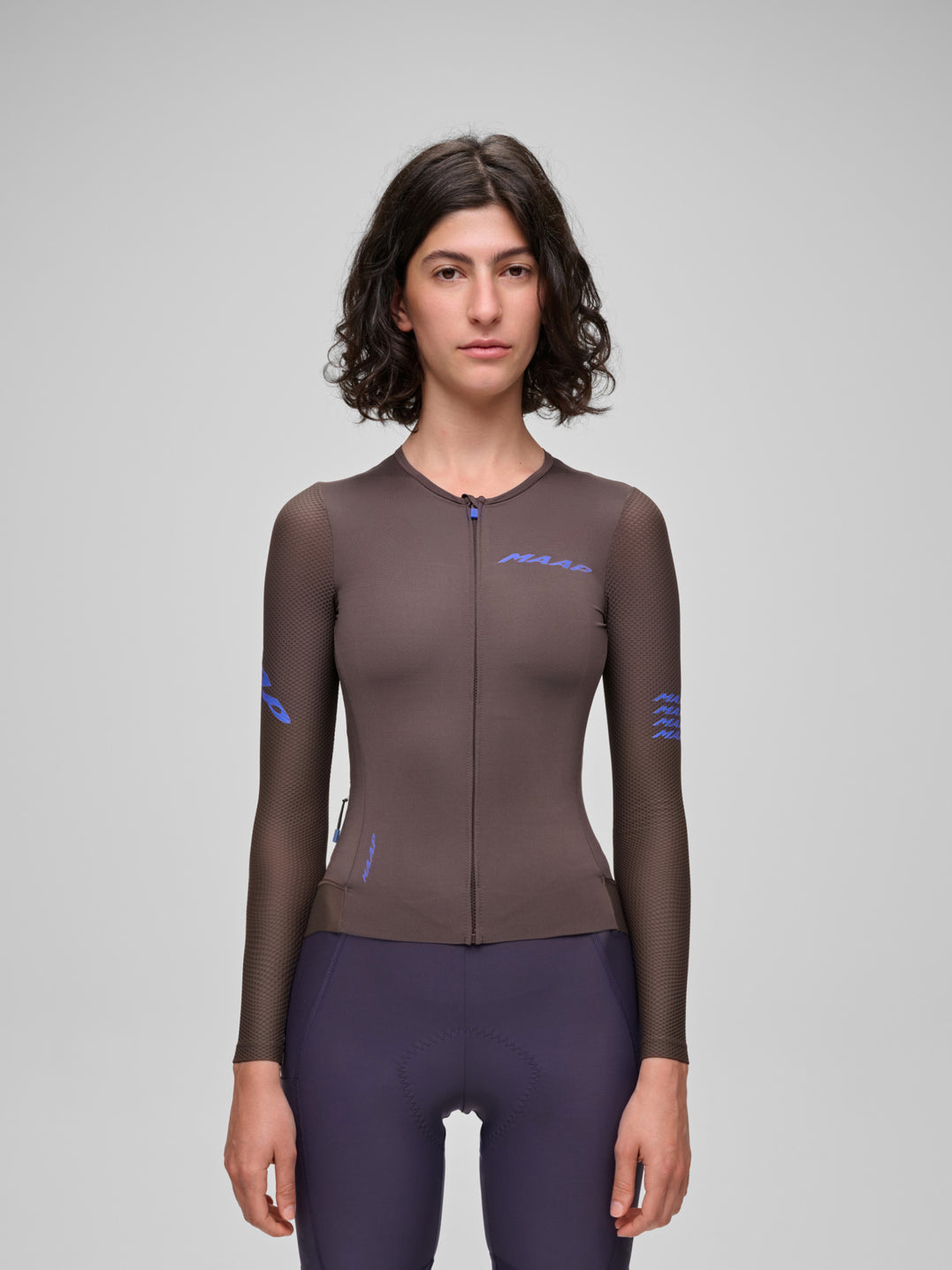 Women's Emerge LS Jersey - Brown Umber