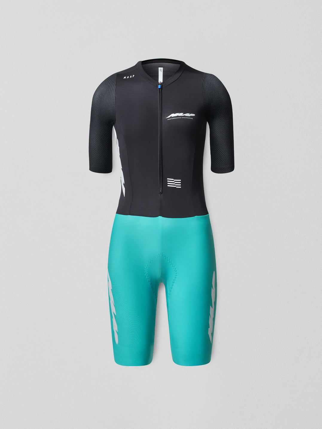 Women's Eclipse Pro Race Suit - Black/Deep Lagoon