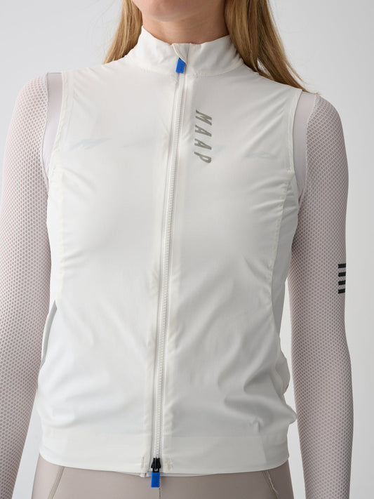 Women's Team Flow Vest - Optic White