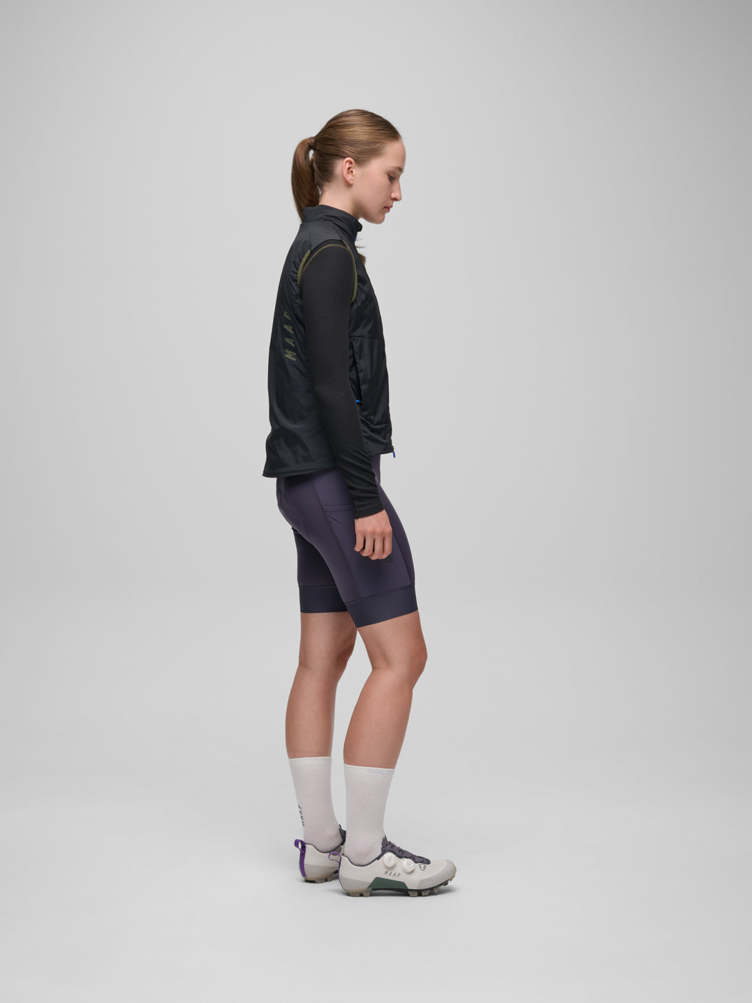 Women's Alt_Road Insulated Vest - Black/Black
