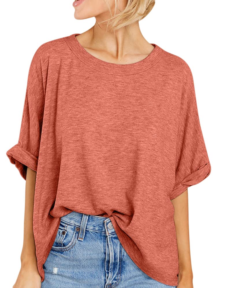 T-shirt ample décontracté d'été pour femmes (3 achetés, livraison gratuite)