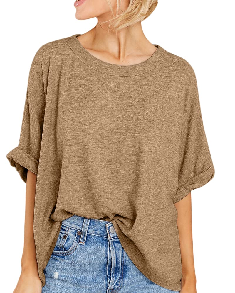 T-shirt ample décontracté d'été pour femmes (3 achetés, livraison gratuite)