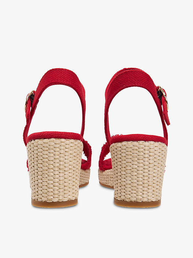 Monogram Woven Wedge Espadrilles
