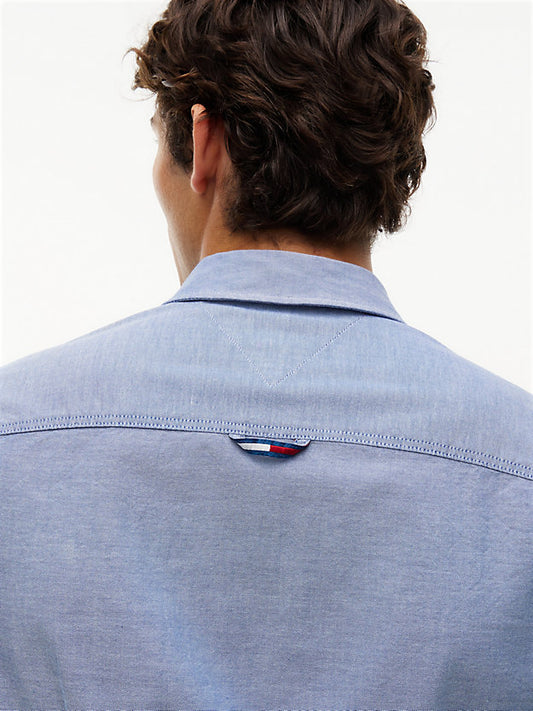 Stretch Oxford Cotton Slim Fit Shirt