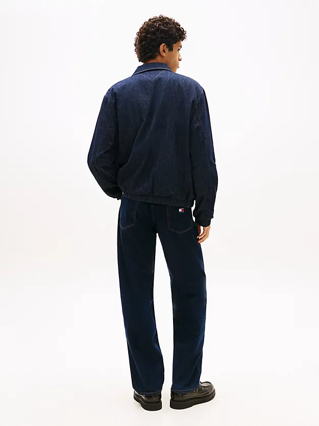Chambray Denim Harrington Jacket