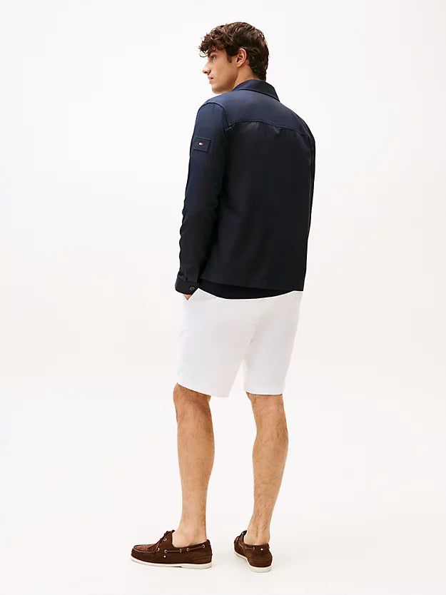 Flag Embroidery Twill Shirt Jacket