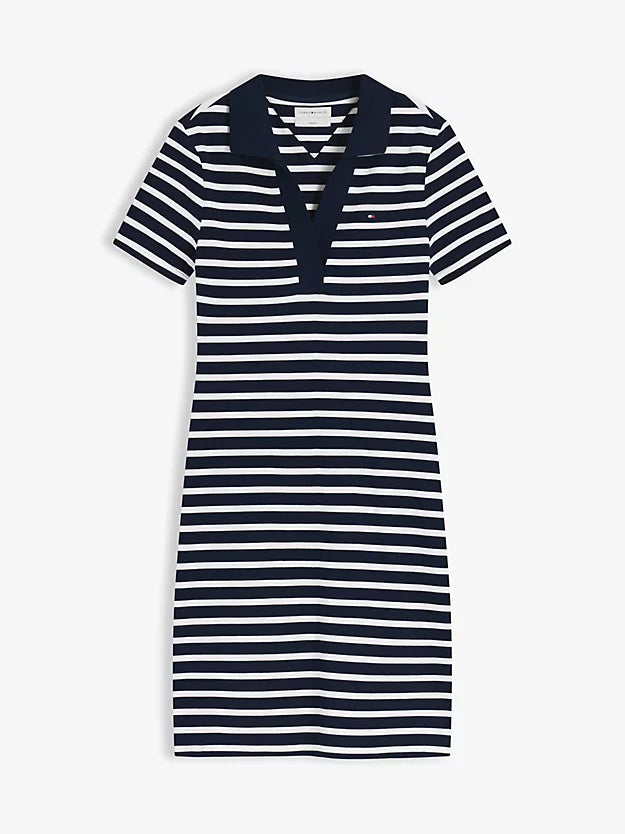 1985 Slim Mini Short Sleeve Polo Dress