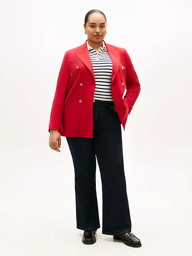 Curve Timeless Wool Blend Relaxed Blazer