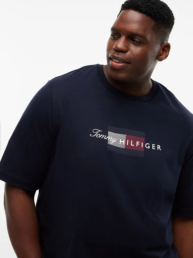 Plus Flag Graphic Jersey T-Shirt