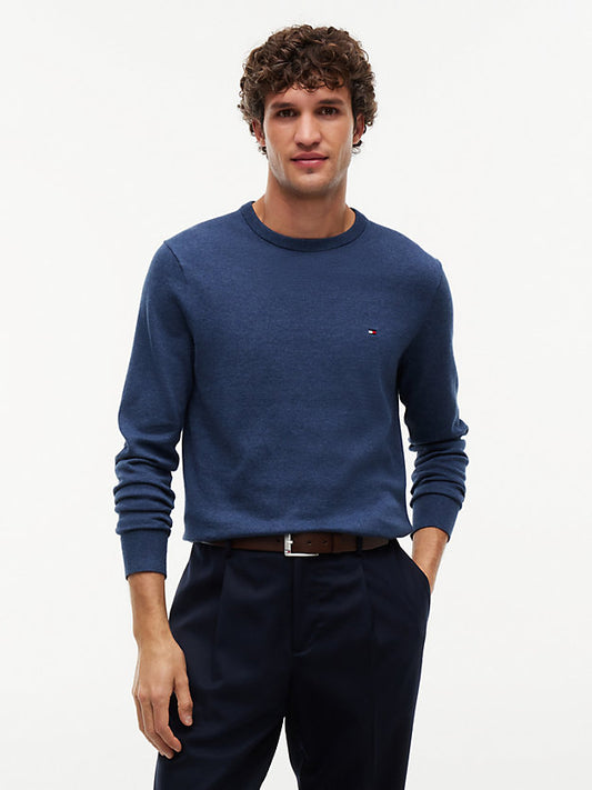 Flag Embroidery Crew Neck Jumper