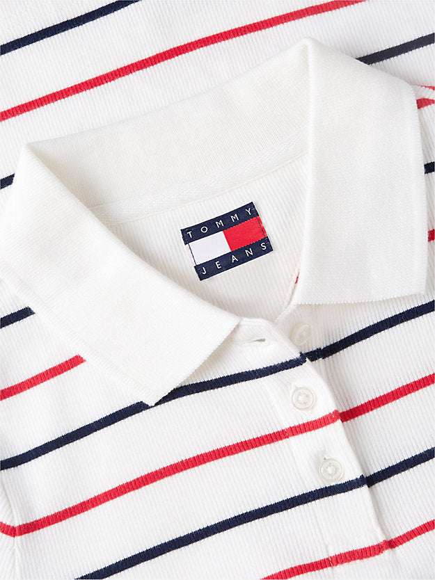 Slim Fit Ribbed Polo Shirt
