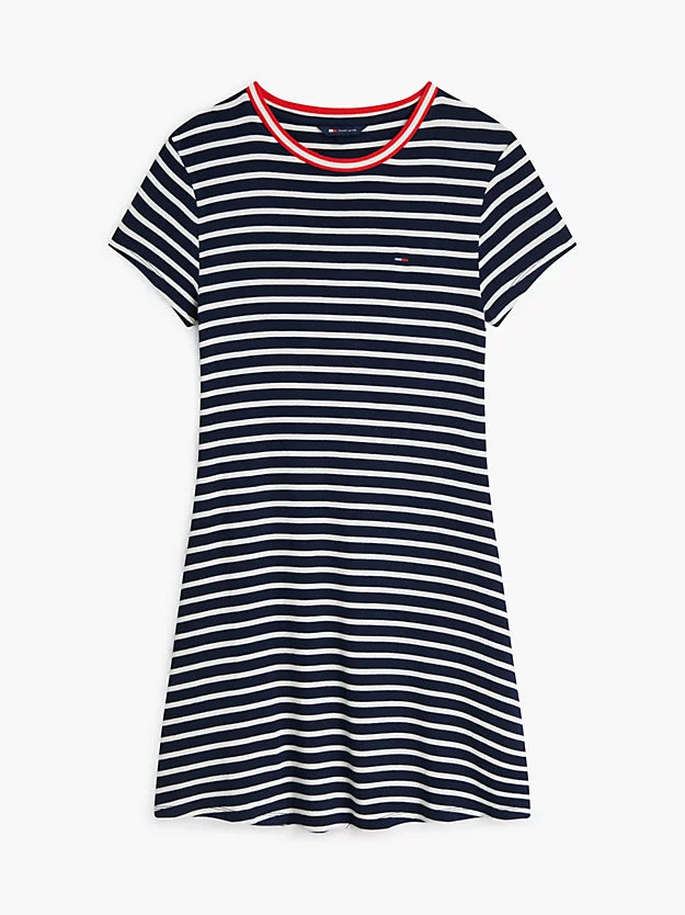 Jersey Fit And Flare Mini Dress