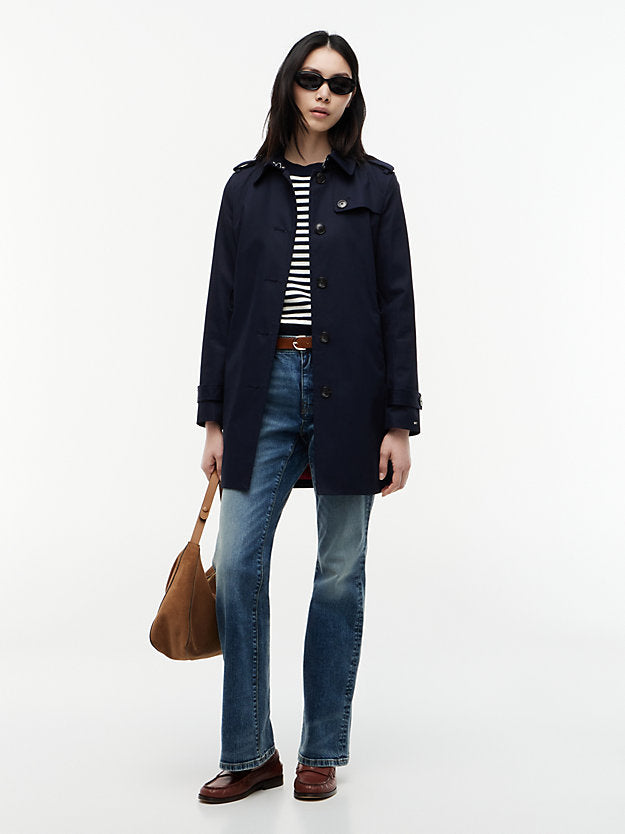 Single Breasted Trench Coat