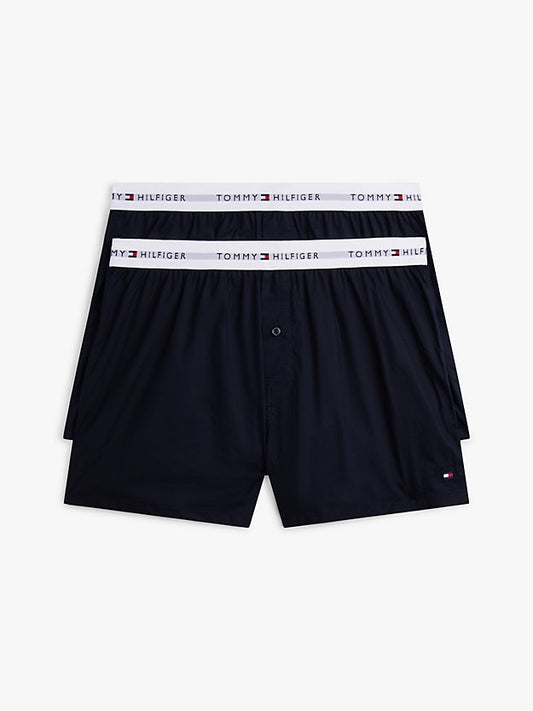 2-Pack Signature Logo Poplin Boxer Shorts