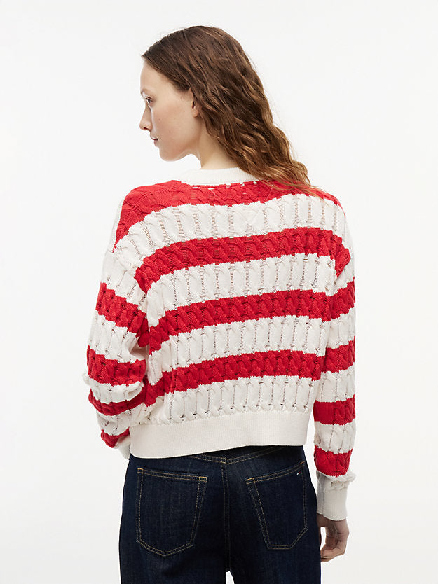 Loose Cable Knit Jumper