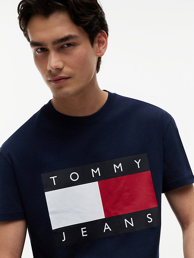 Flag Badge Crew Neck T-Shirt