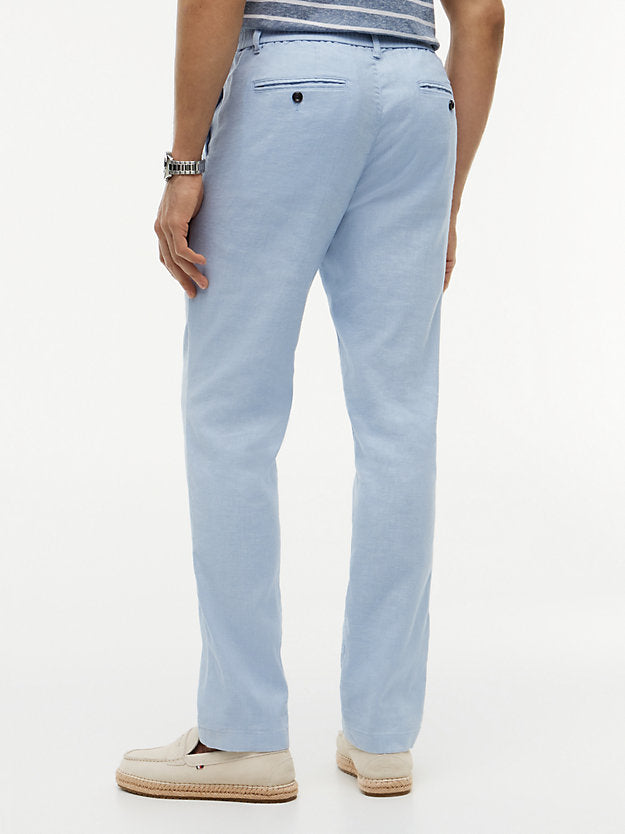Denton Straight Leg Linen Blend Chinos