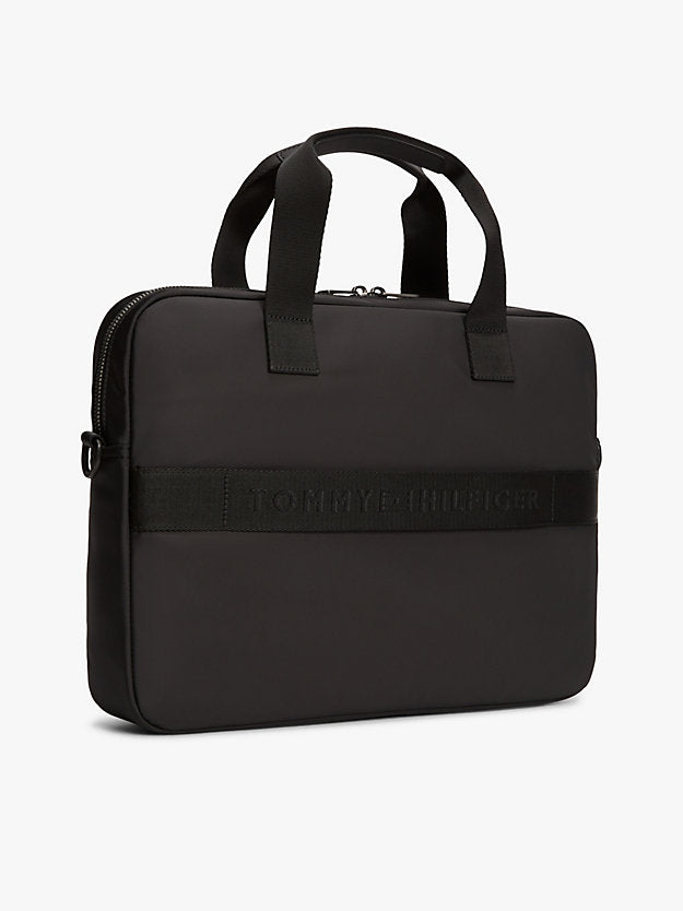 Metal Logo Laptop Bag