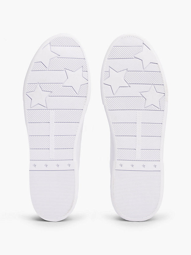 Leather Cupsole Court Trainers