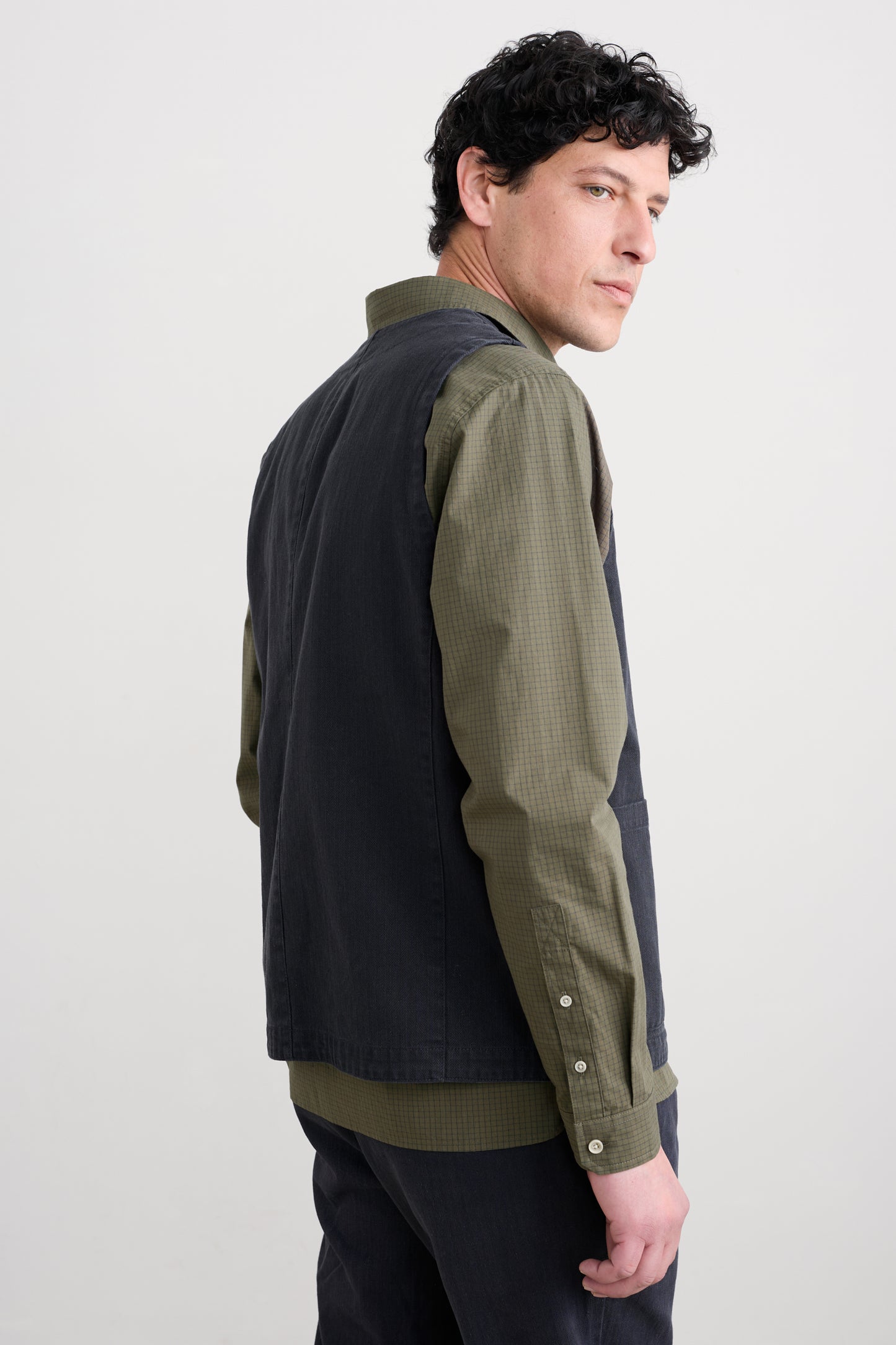 Men's Tollgate Linen Cotton Blend Waistcoat