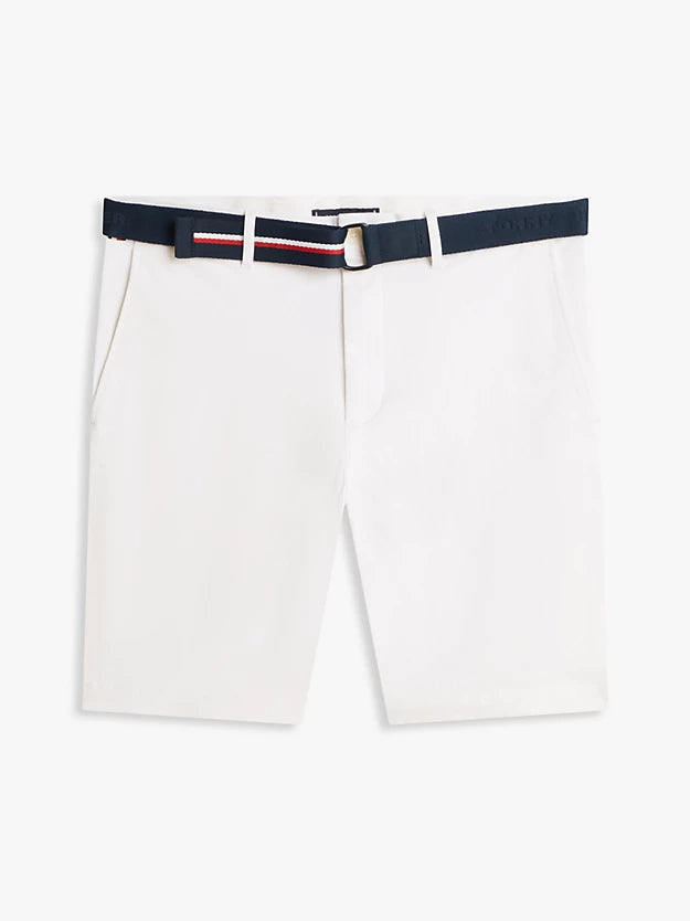 Denton Straight Fit Belted Chino Shorts