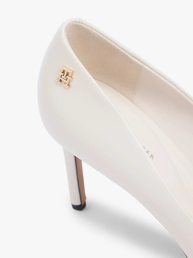 Leather Pointed Toe Stiletto Heels
