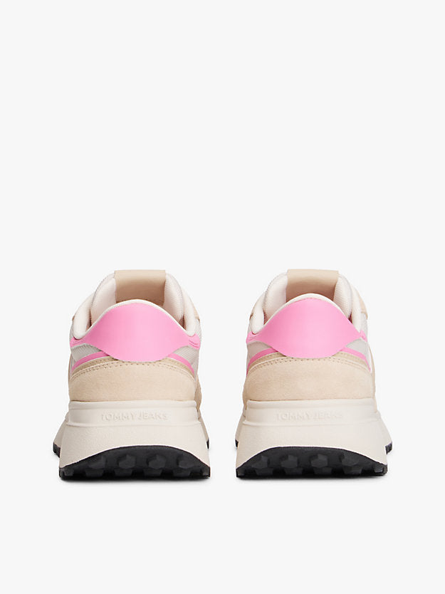Suede Cleat Mixed Texture Trainers