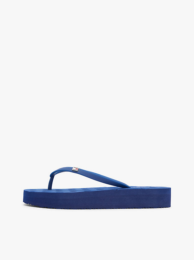 Repeat Logo Platform Flip-Flops