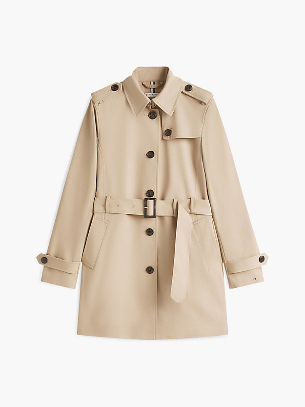Single Breasted Trench Coat