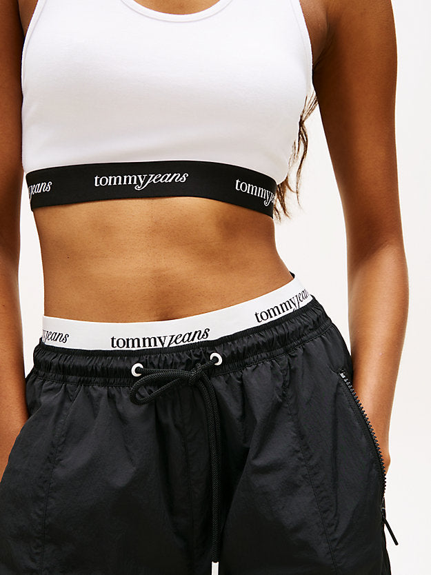 Repeat Logo Tape Racerback Bra Top