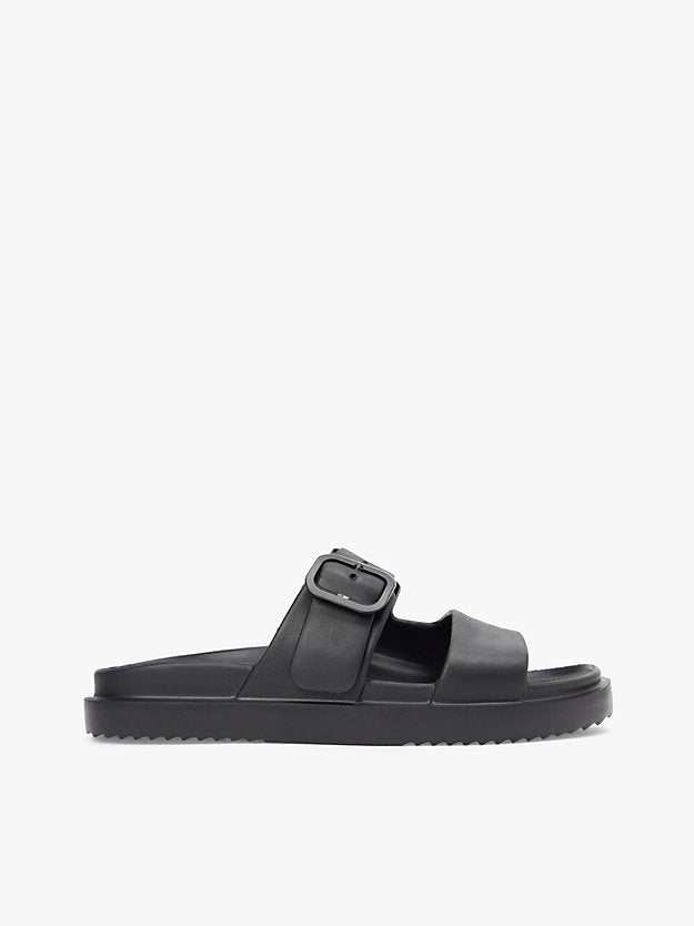 Double Strap Enamel Flag Lightweight Sandals