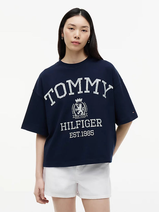 Crest Relaxed Oversized T-Shirt