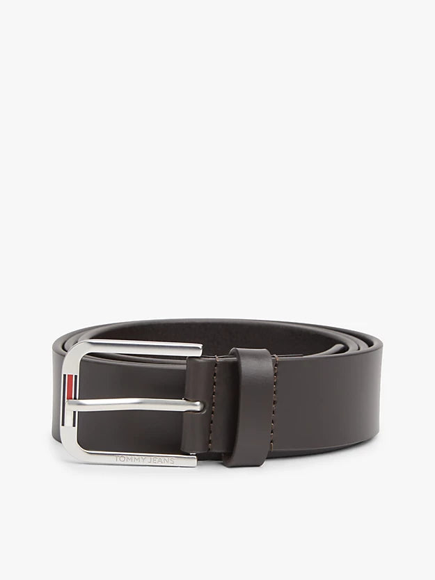 Austin Embossed Logo Leather Belt