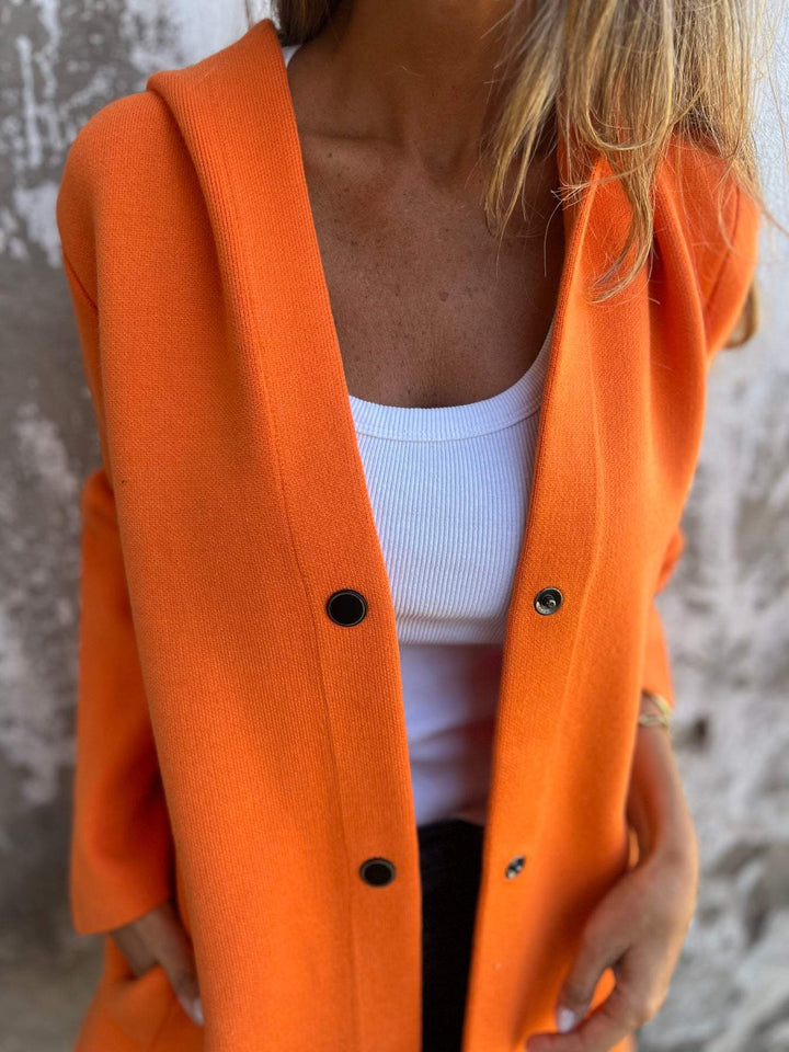 SOLDES EXCEPTIONNELS🔥 Veste à capuche décontractée boutonnée