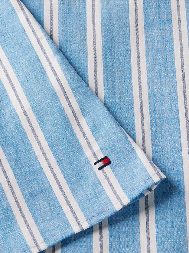 Tie Detail Cap Sleeve Midi Shirt Dress