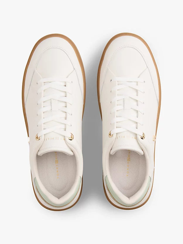 Monogram Leather Trainers