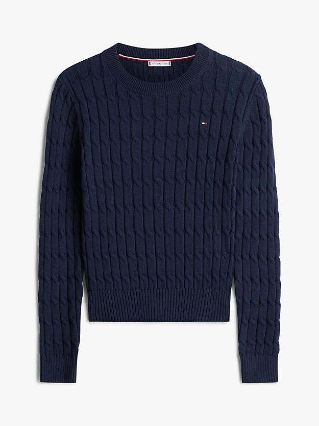 Cable Knit Crew Neck Jumper