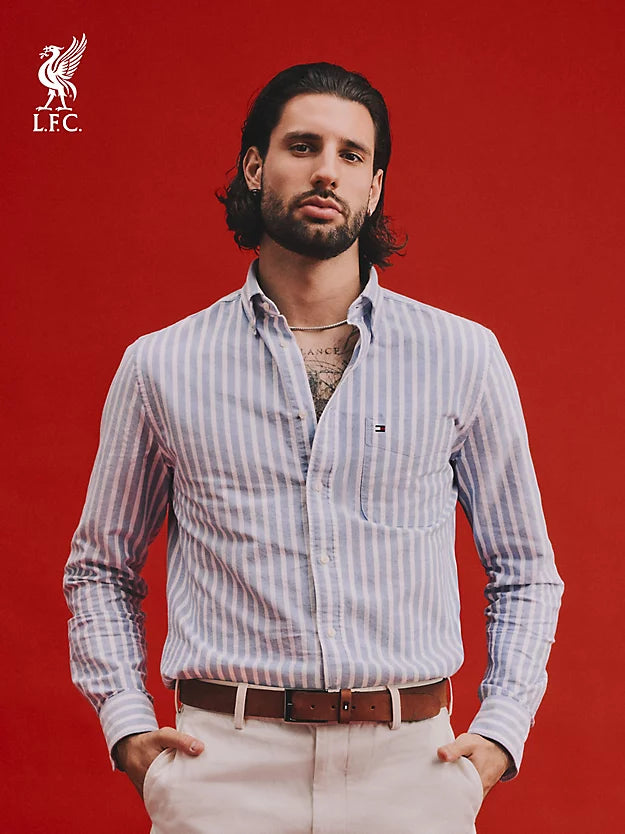 Regular Fit Stripe Oxford Shirt