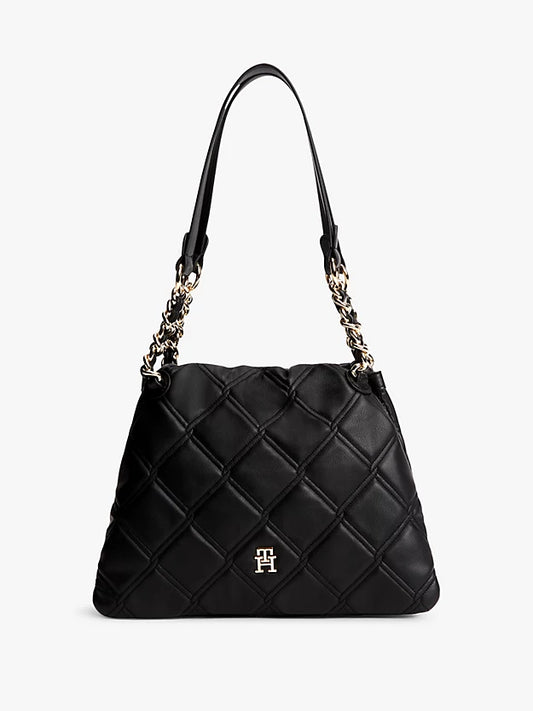 Monogram Quilted Tote Bag
