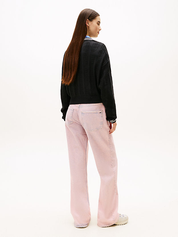 Flag Cable Knit Relaxed Jumper