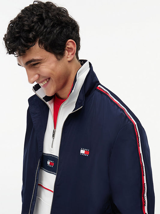 Global Stripe Tape Zip-Thru Jacket