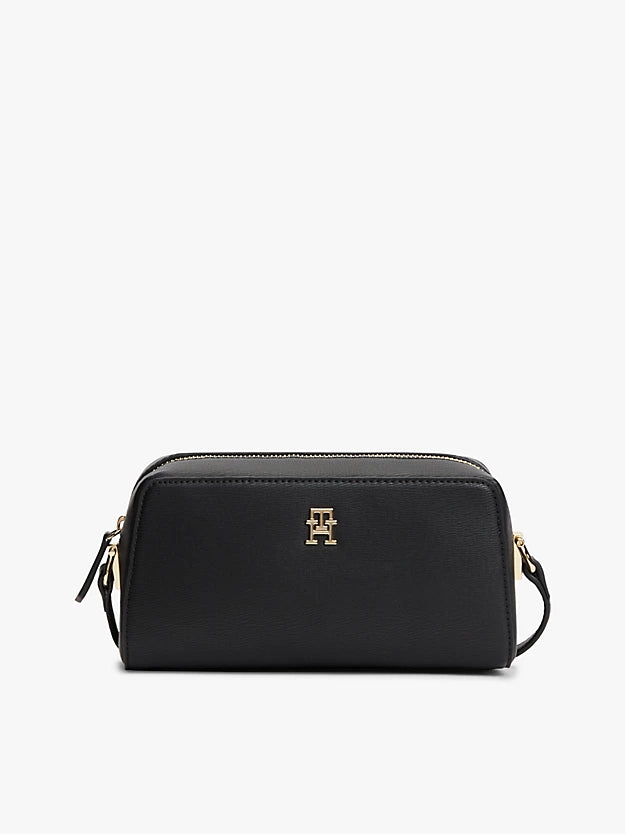 Monogram Textured Crossbody Camera Bag