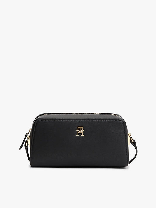 Monogram Textured Crossbody Camera Bag