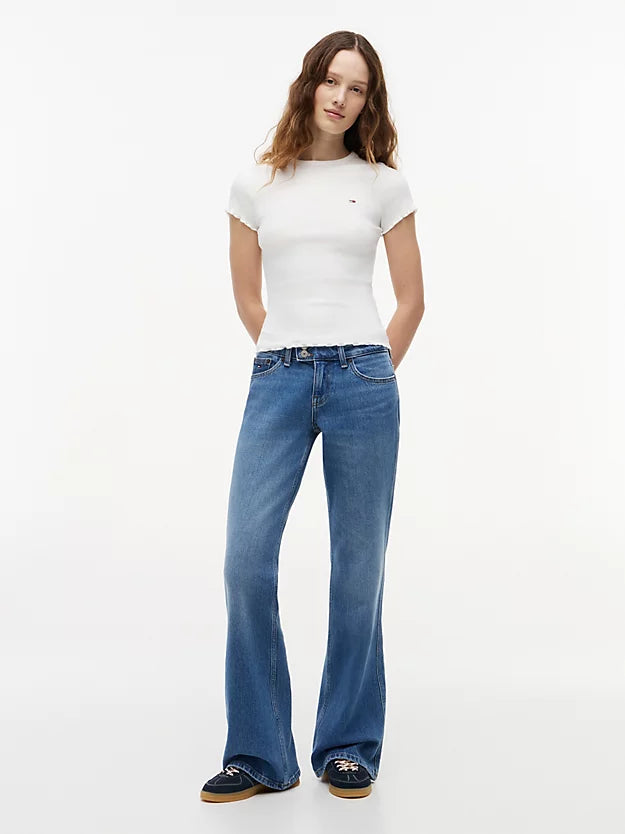Faded Low Rise Bootcut Jeans