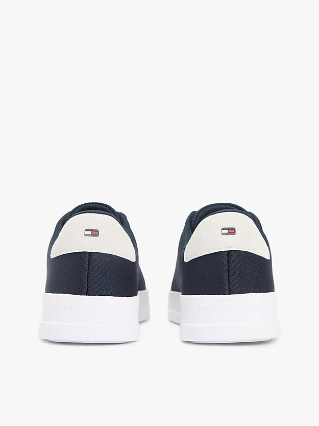Logo Knit Court Trainers