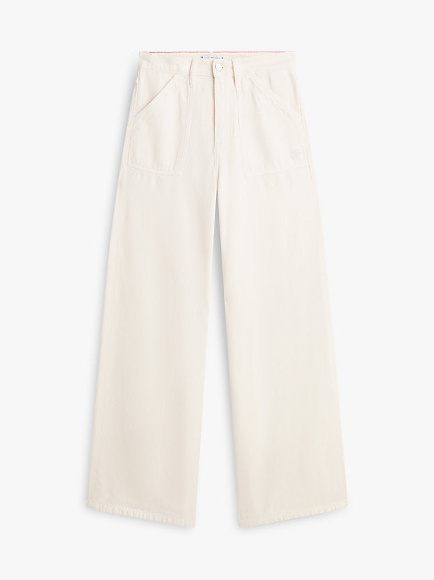 70s High Rise Wide Leg Jeans
