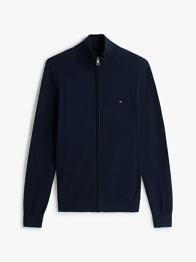 Flag Embroidery Zip-Thru Jumper