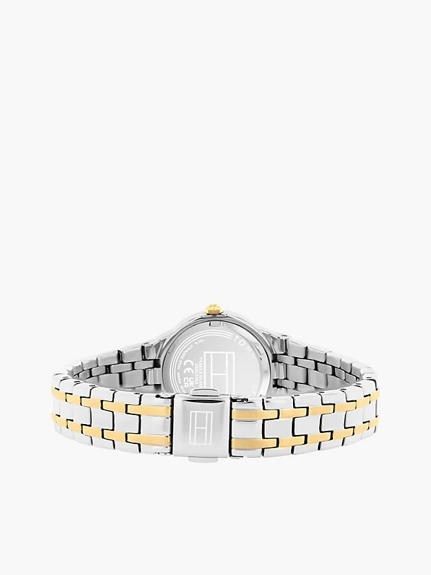 Two-Tone Stainless Steel Frosted Dial Chain-Link Watch