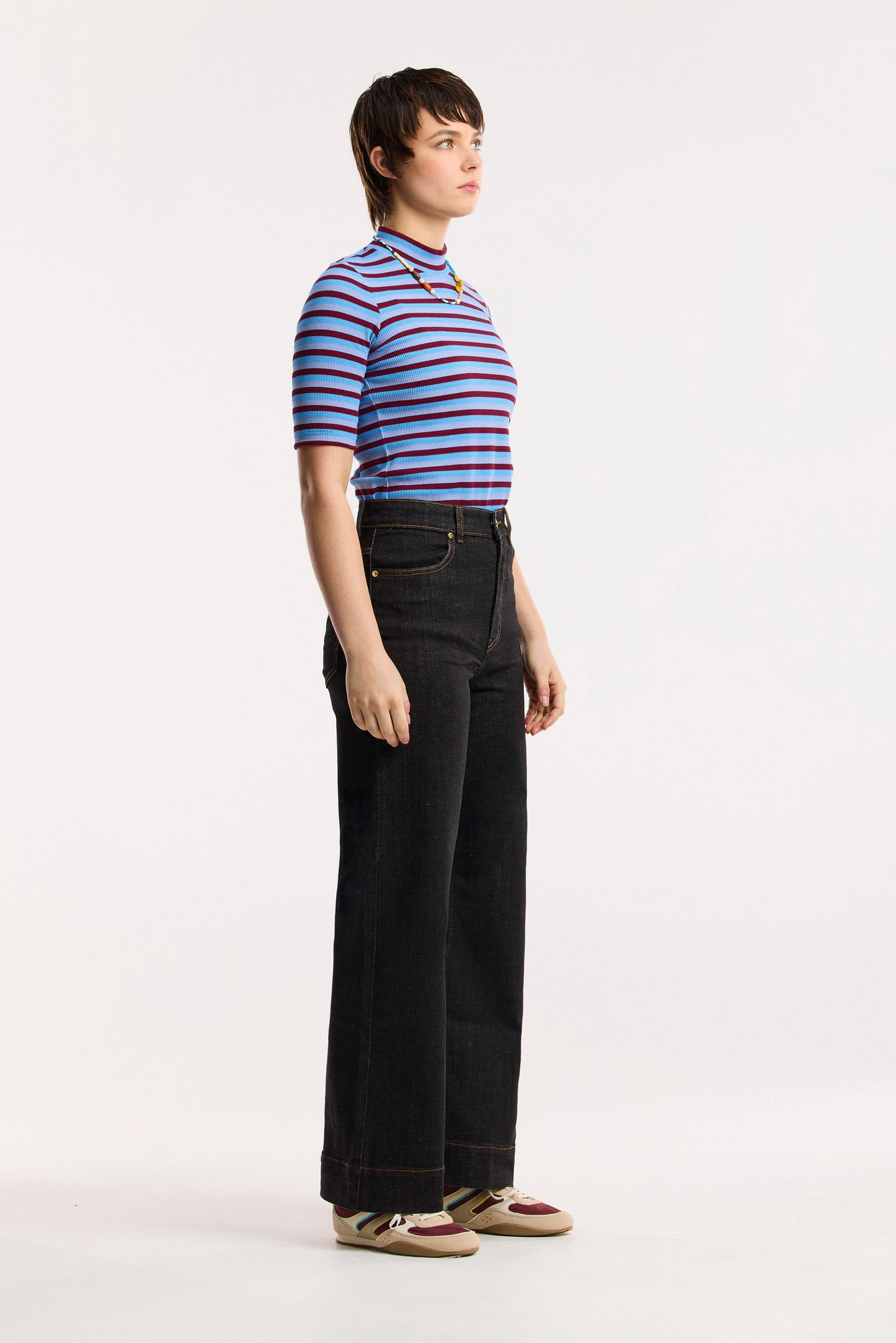 Traveller Waffle Stripe Tee